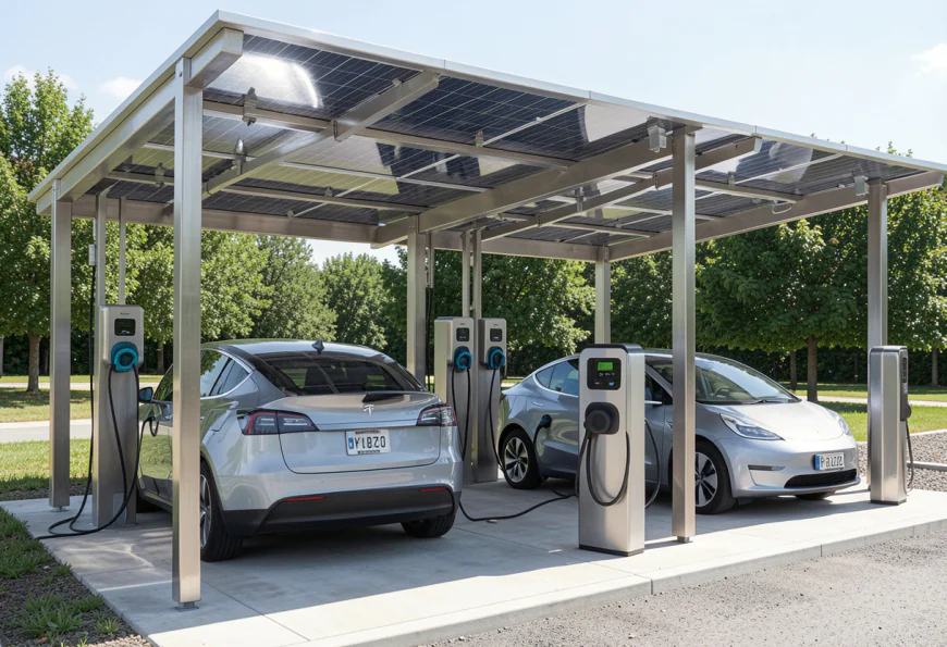 Smart Parking Solutions: Combining Solar Energy and EV Charging