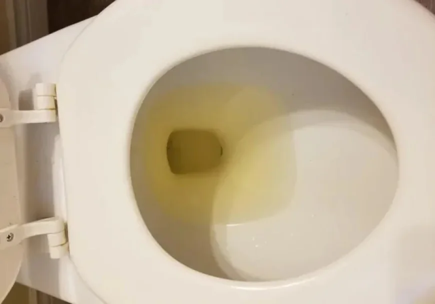 Why is my poop turning the toilet water yellow?