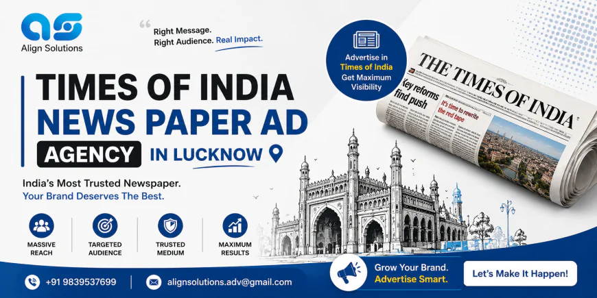 Low-Cost Times of India Ads in Lucknow