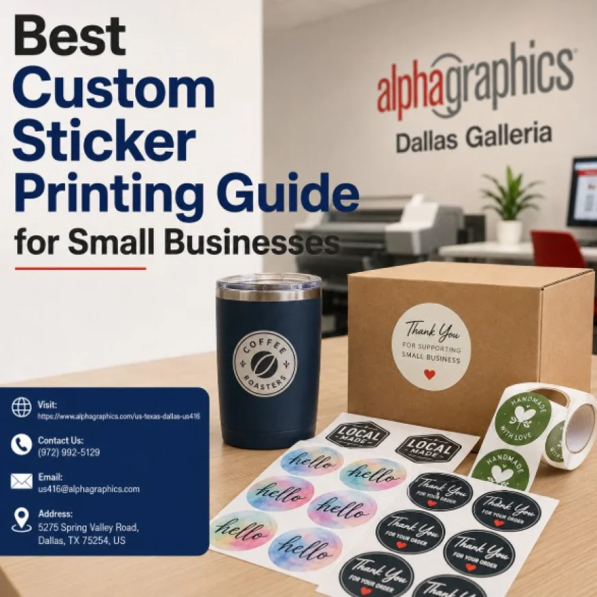 Best Custom Sticker Printing Guide for Small Businesses