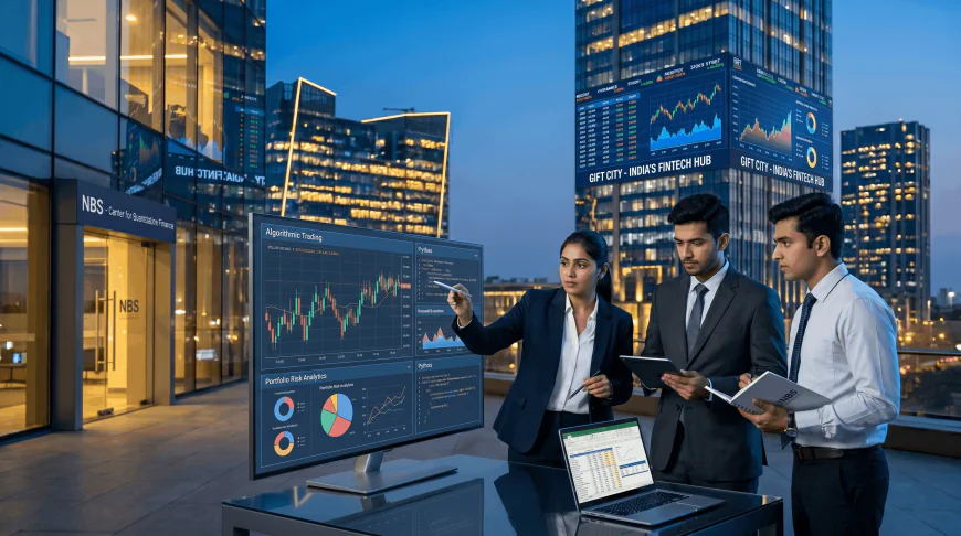 Why is the PGDM in Quantitative Finance from NBS highlighting GIFT City and its opportunities?