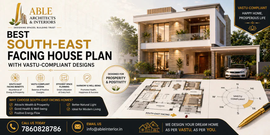 Unique South-East Facing House Plan Ideas with Vastu