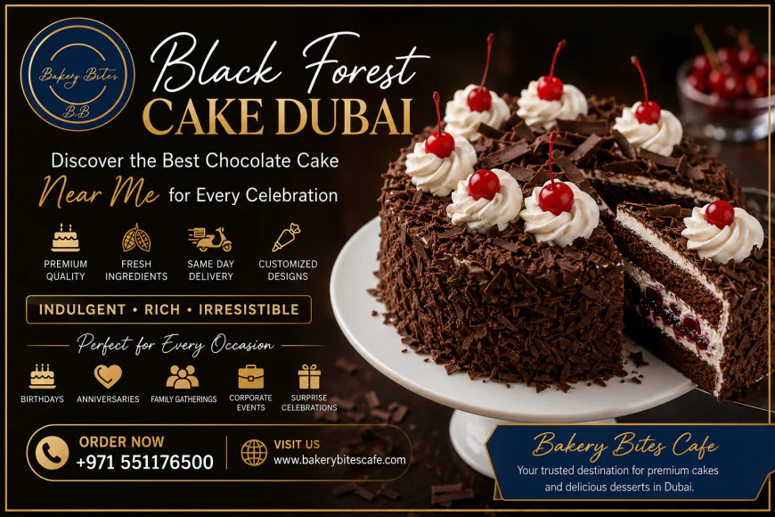 Black Forest Cake Dubai – Discover the Best Chocolate Cake Near Me for Every Celebration