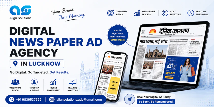 Online Digital News Paper Ad Agency Lucknow