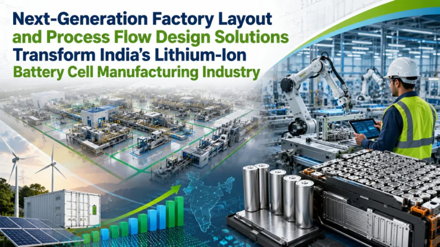 Next-Generation Factory Layout and Process Flow Design Solutions Transform India’s Lithium-Ion Battery Cell Manufacturing Industry