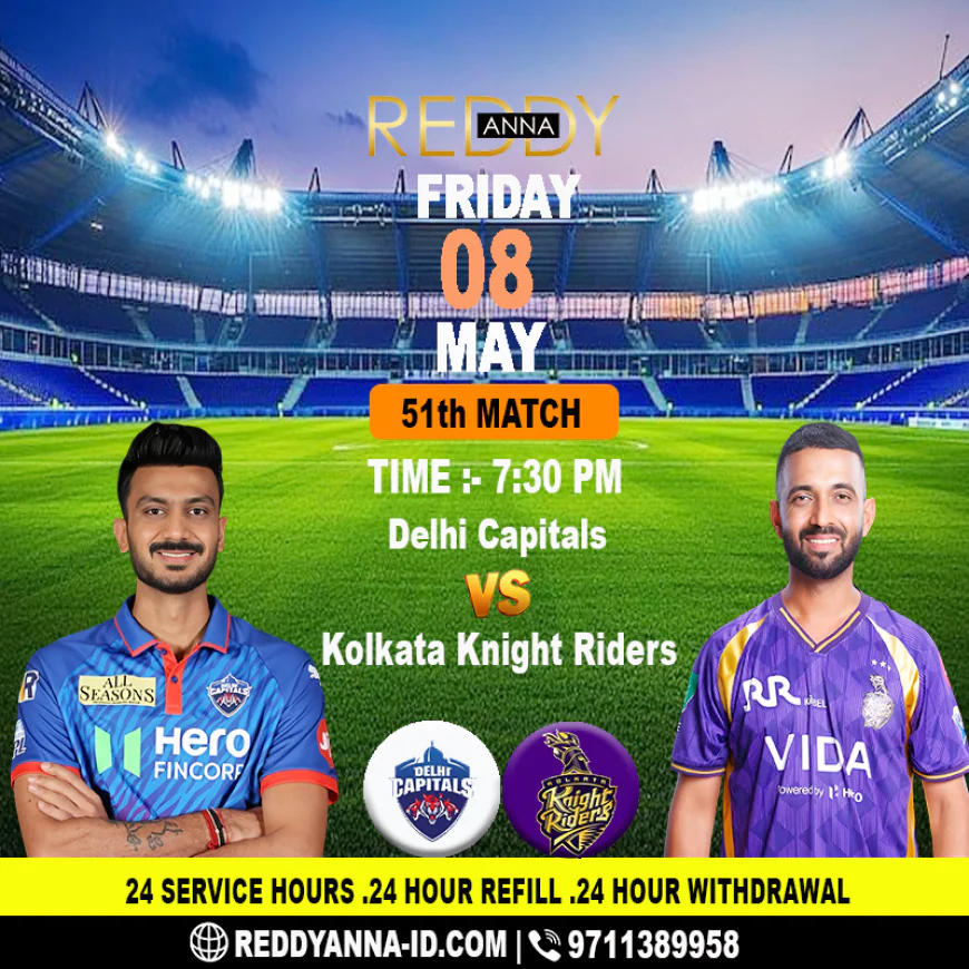 DC vs KKR - Reddy Anna Book