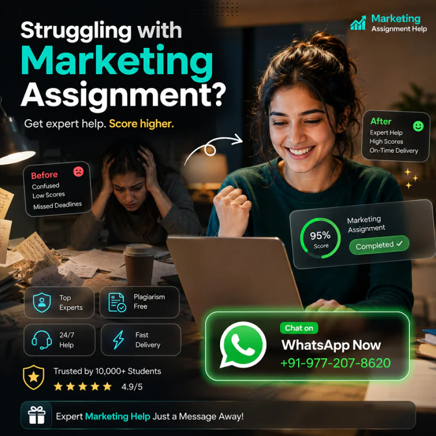 Marketing Assignment Help: A Smart Solution for Academic Success