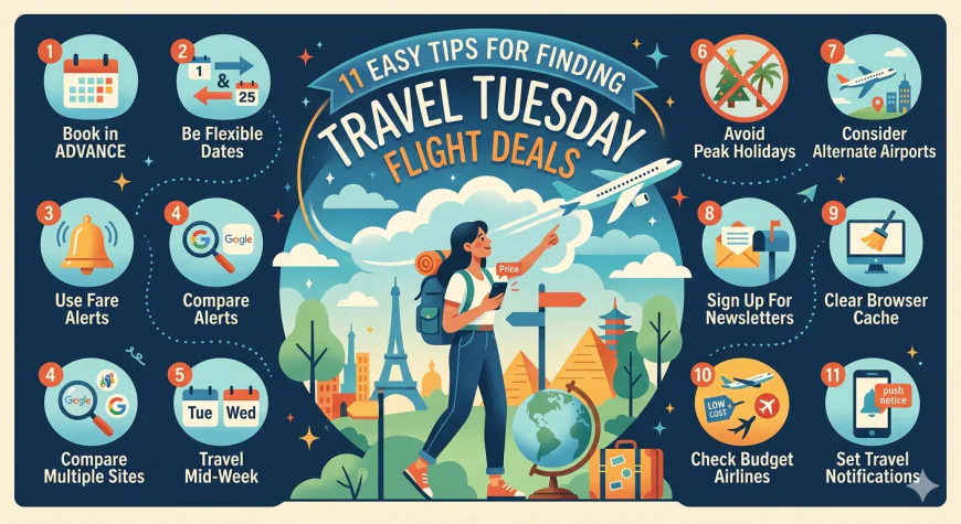 11 Easy Tips For Finding Travel Tuesday Flight Deals
