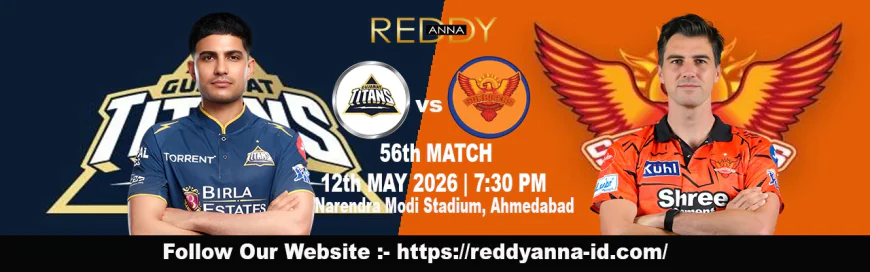 Titans Collide: Gujarat Titans vs Sunrisers Hyderabad Under the Lights.