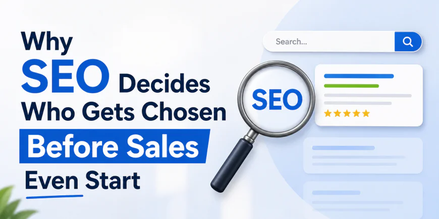 Why SEO Decides Who Gets Chosen Before Sales Even Start