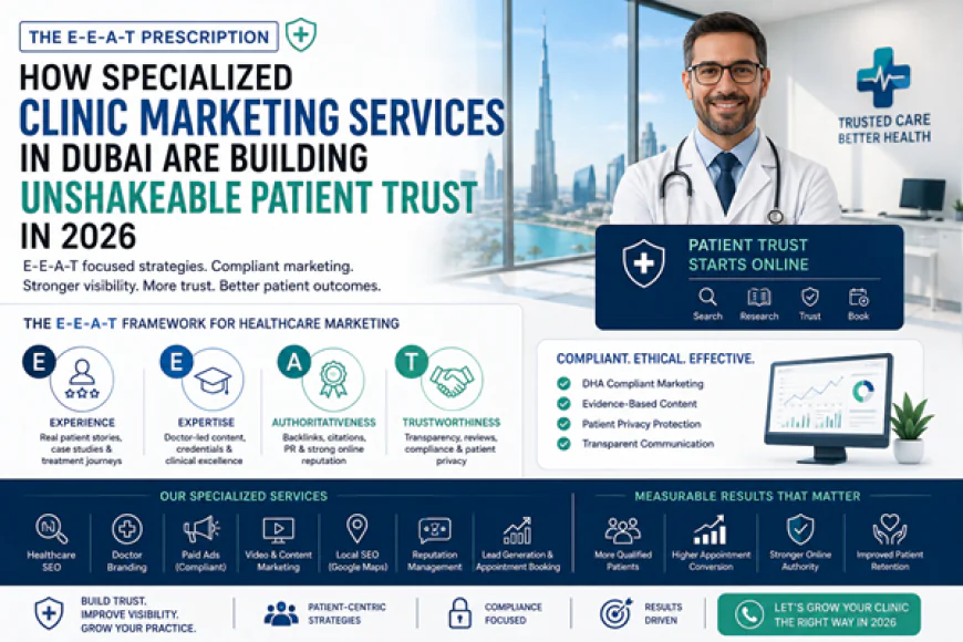The E-E-A-T Prescription: How Specialized Clinic Marketing Services in Dubai Are Building Unshakeable Patient Trust in 2026
