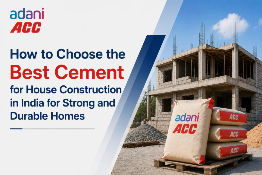 How to Choose the Best Cement for House Construction in India for Strong and Durable Homes