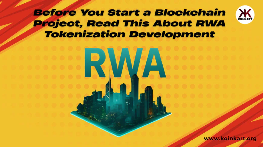 Before You Start a Blockchain Project, Read This About RWA Tokenization Development