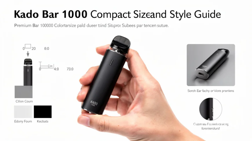 Kado Bar 10000 Compact Size and Style Guide