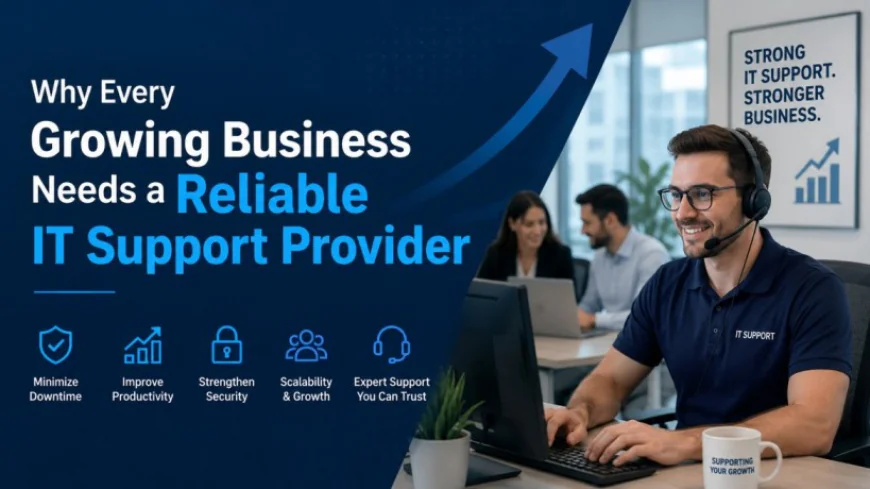 Why Every Growing Business Needs a Reliable IT Support Provider
