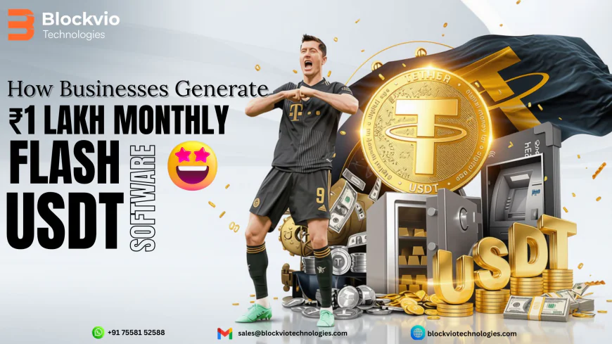 How Businesses Generate ₹1 Lakh Monthly Using Flash USDT Software