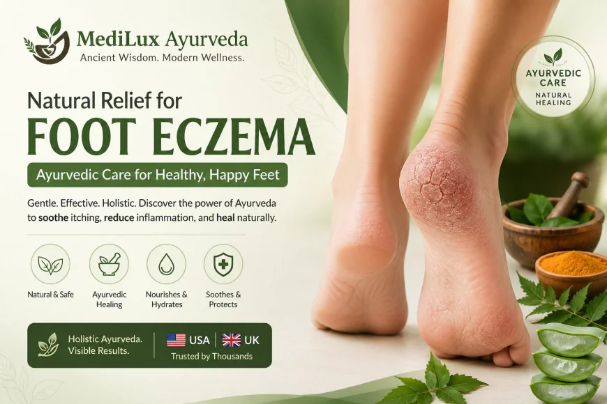 Foot Eczema Natural Treatment – Ayurvedic Relief for Itchy, Dry & Cracked Skin | MediLux Ayurveda