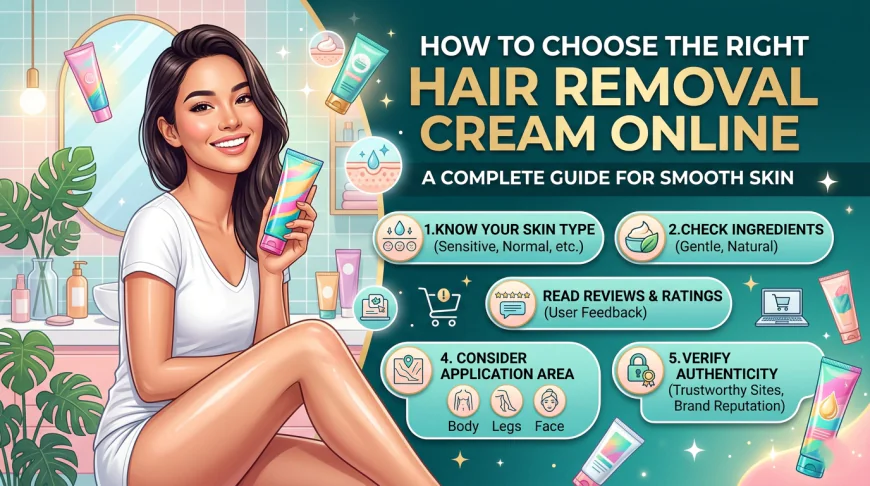 How to Choose the Right Hair Removal Cream Online