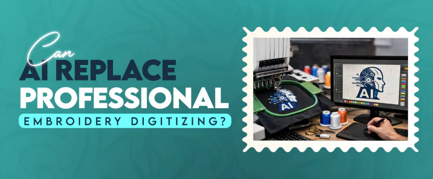 Can AI Replace Professional Embroidery Digitizing?