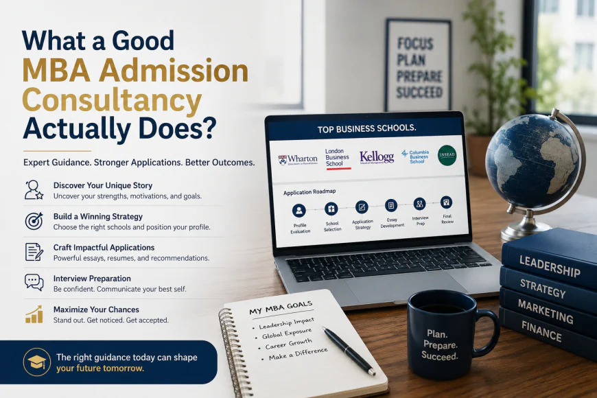 What a Good MBA Admission Consultancy Actually Does?