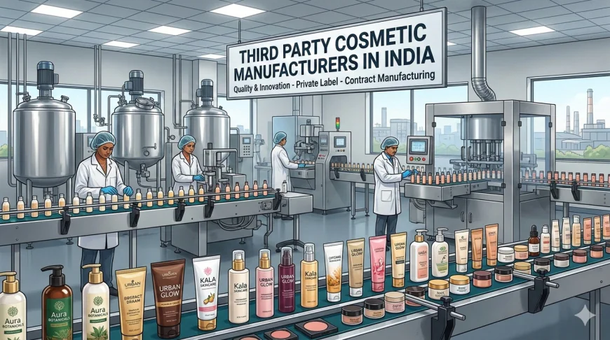 Top Third Party Cosmetic Manufacturers in India for Quality & Trusted Beauty Products
