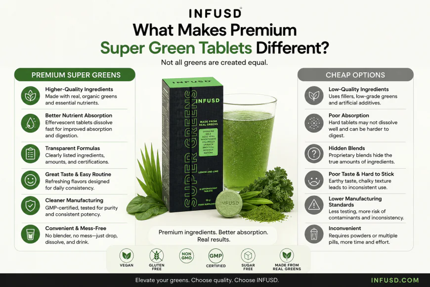 What Makes Premium Super Green Tablets Different From Cheap Options?