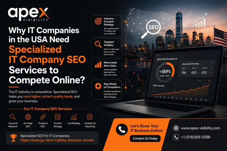 Why IT Companies in the USA Need Specialized IT Company SEO Services to Compete Online?