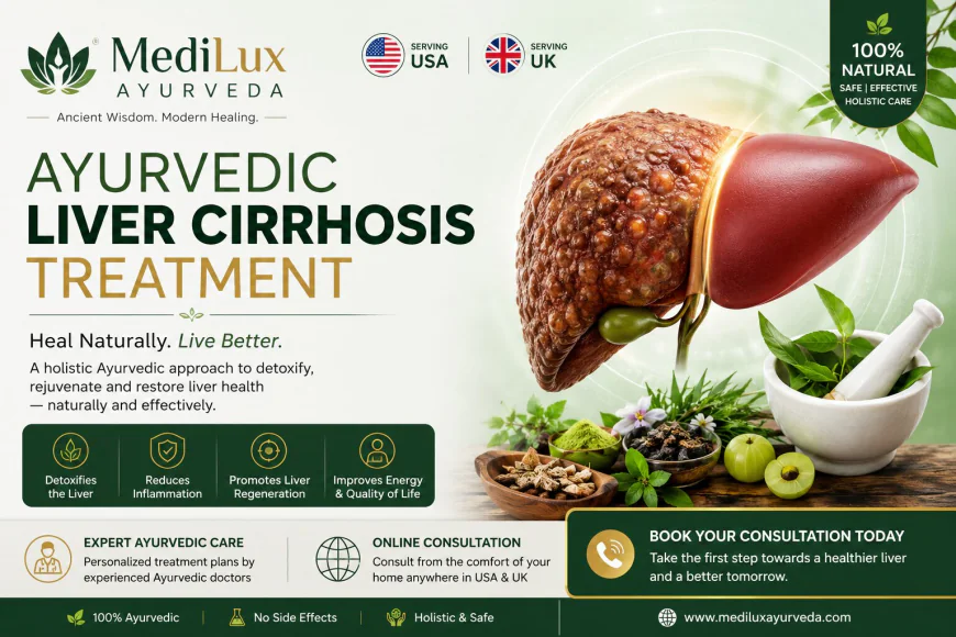 Best Ayurvedic Liver Cirrhosis Treatment in USA & UK | Natural Healing with MediLux Ayurveda