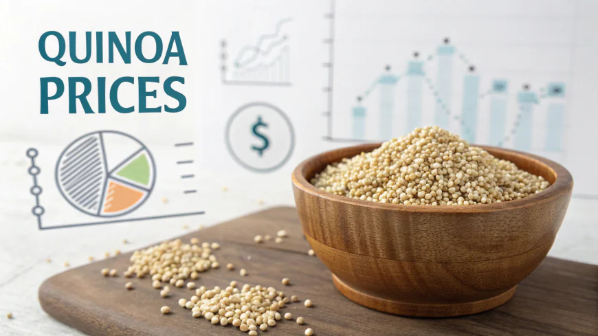 Quinoa Prices Index Analysis with Quarterly Trend and Forecast Prices Chart
