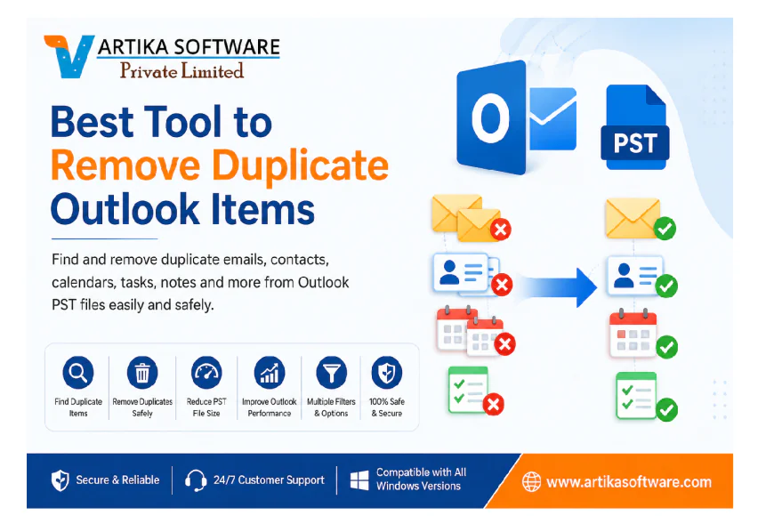 VSPL Best Tool to Remove Duplicate Outlook Items