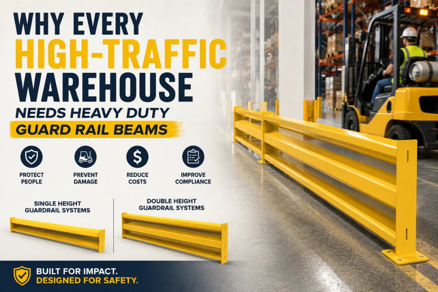 Why Every High-Traffic Warehouse Needs Heavy Duty Guard Rail Beams