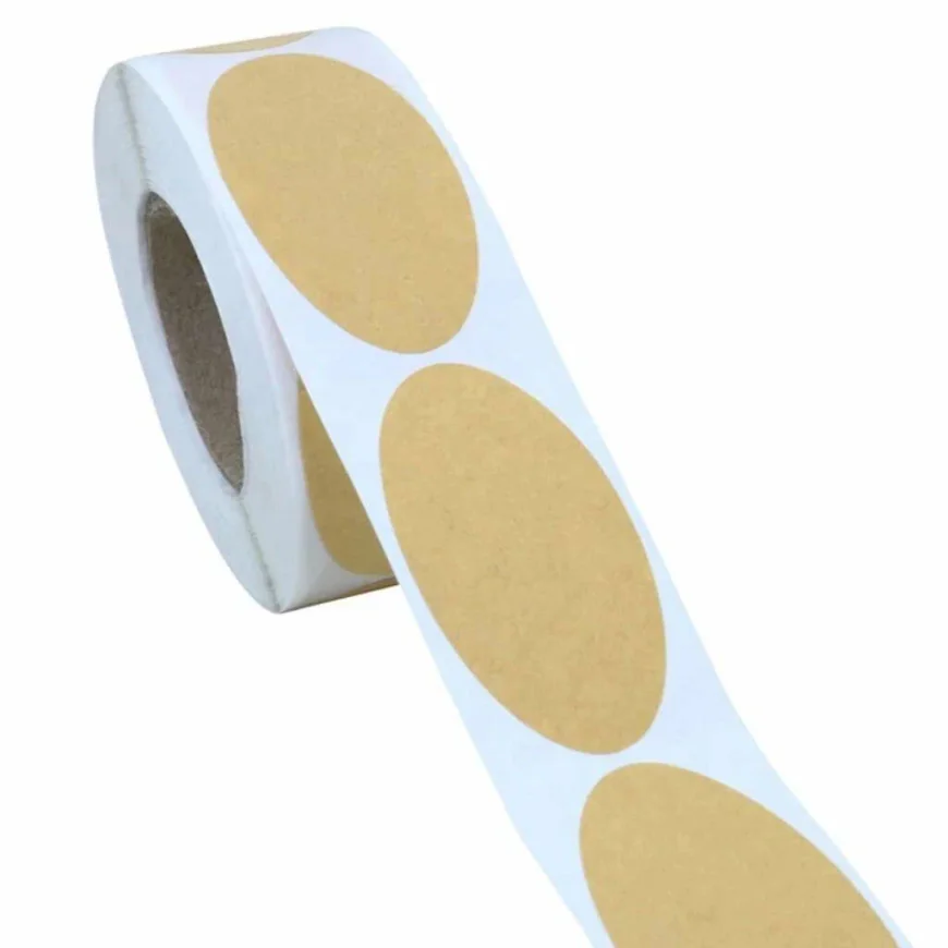 Oval Roll Labels for Professional Product Branding