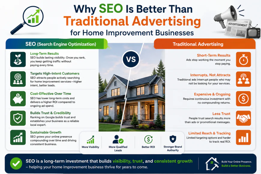 Why SEO Is Better Than Traditional Advertising for Home Improvement Businesses