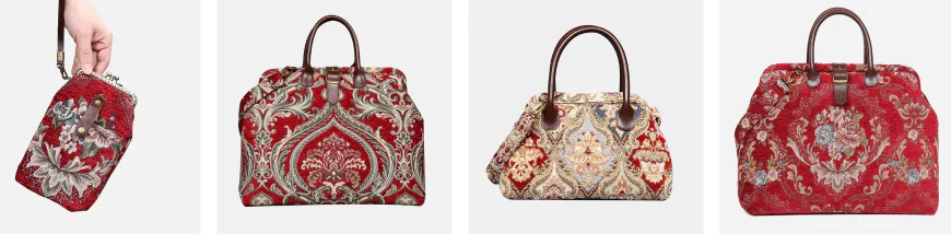 Red Floral Carpet Bag: A Vintage Statement Piece That Never Goes Out of Style