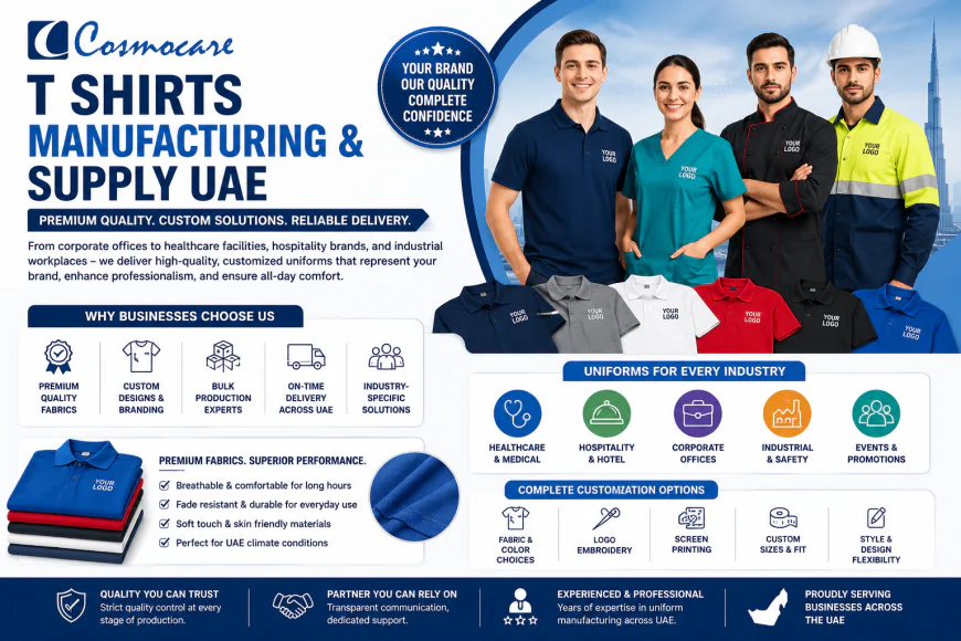 T Shirts Manufacturing & Supply UAE: The Smart Choice for Reliable Uniform Solutions