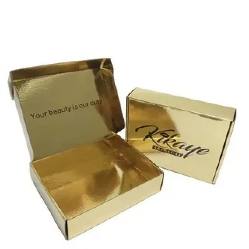 Custom Gold & Green Mailer Boxes and Jar Mailer Boxes for UK Brands