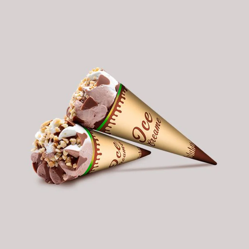 Custom Cone Sleeves for Ice Cream Brands