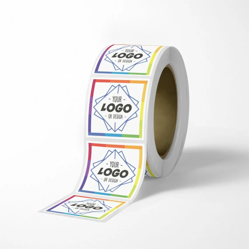 Custom Square Roll Labels for Modern Packaging