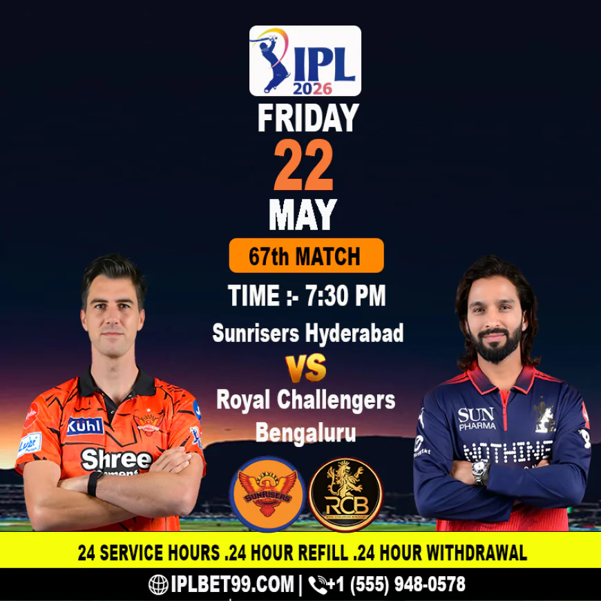Join the Best Online Exchange Cricket Platform for SRH vs RCB IPL 2026 with Live Updates & 24/7 Customer Support .