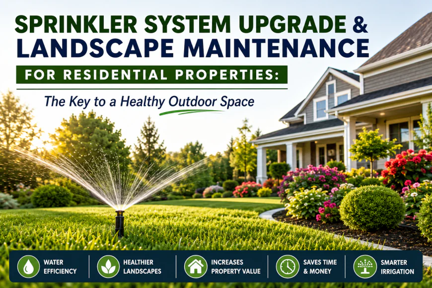 Sprinkler System Upgrade & Landscape Maintenance for Residential Properties: The Key to a Healthy Outdoor Space