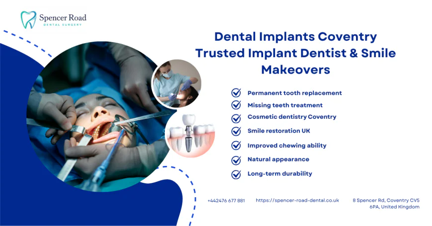 Dental Implants Coventry UK | Cost, All-on-4 & Affordable Teeth Implants