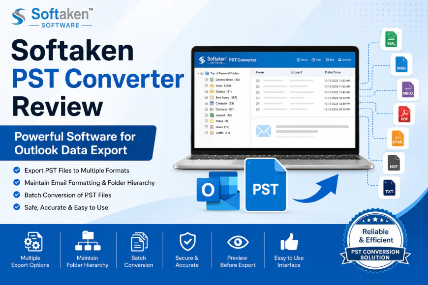 Softaken PST Converter Review – Powerful Software for Outlook Data Export