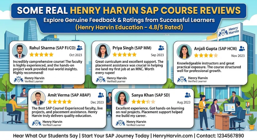 Some Real Henry Harvin SAP Course Reviews