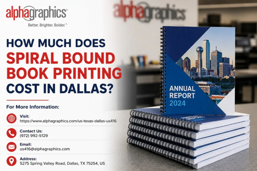 How Much Does Spiral Bound Book Printing Cost in Dallas?