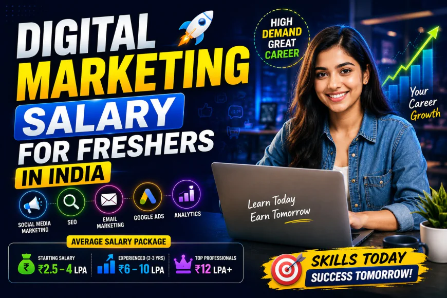 Digital Marketing Salary for Freshers in India