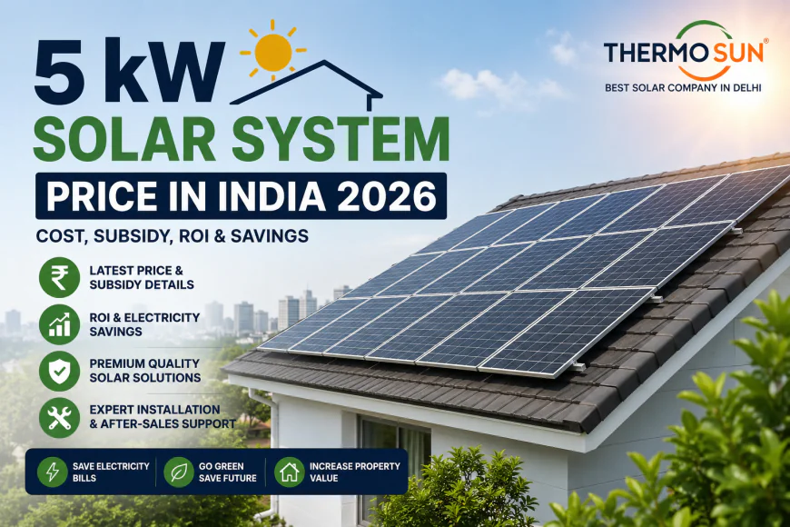 5 kW Solar System Price in India