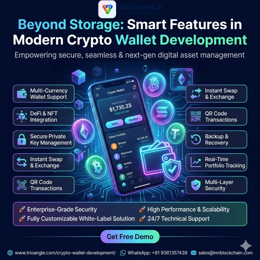 Beyond Storage: Smart Features in Modern Crypto Wallet Development
