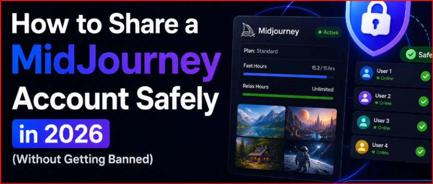How to Share a MidJourney Account Safely in 2026 (Without Getting Banned)