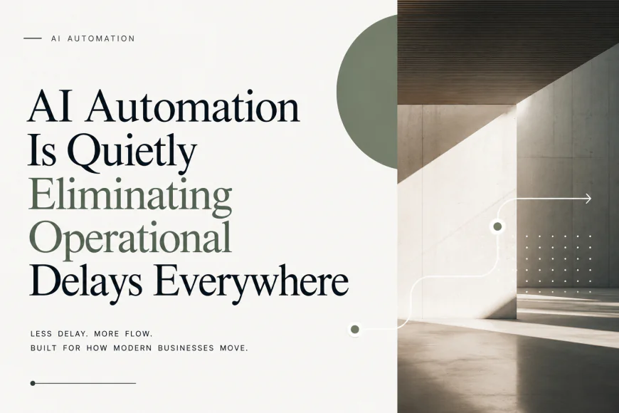 AI Automation Is Quietly Eliminating Operational Delays Everywhere