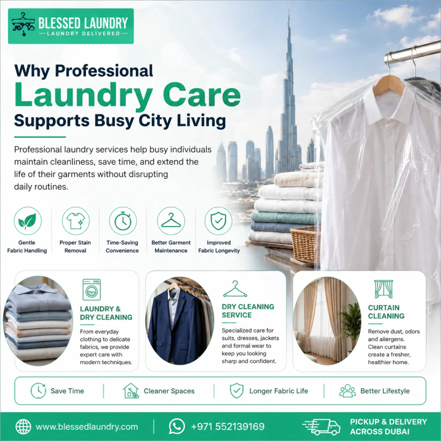 Why Professional Laundry Care Supports Busy City Living